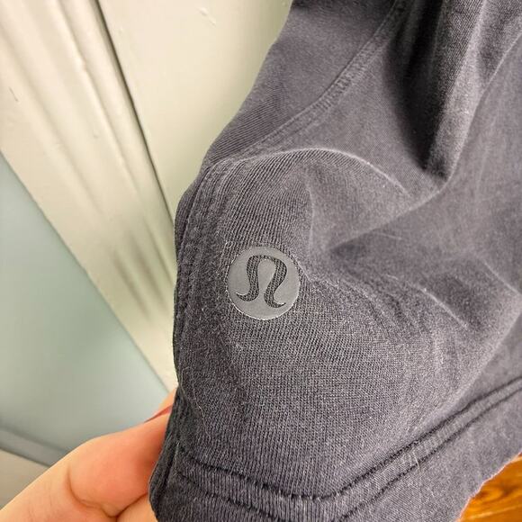 Lululemon Womens Black Cotton Tee Shirt Size Large Bundle of 2 Athleisure Lounge - Picture 3 of 6